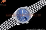 Rolex - DayDate 40mm Flt Dia SS/SS Blue/Rm GSF A2836 Mod