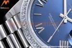Rolex - DayDate 40mm Flt Dia SS/SS Blue/Rm GSF A2836 Mod