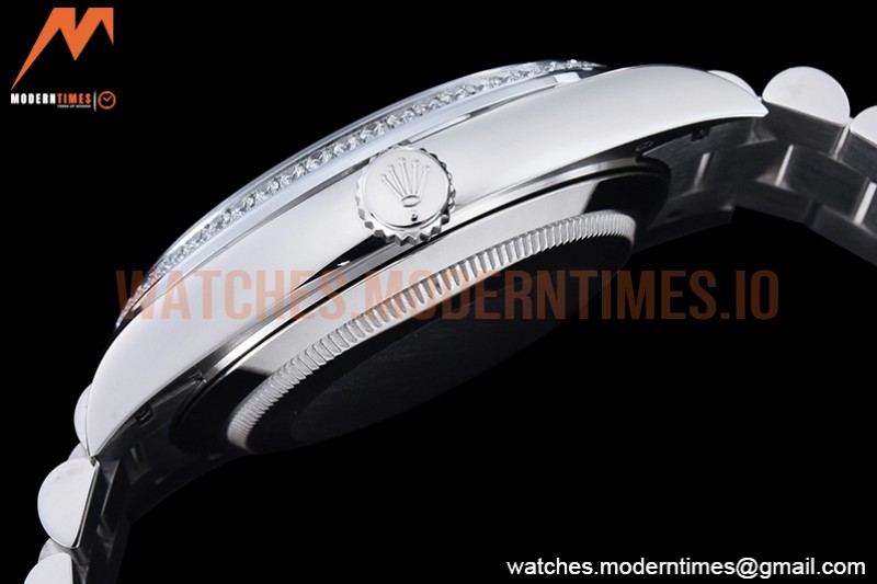 Rolex - DayDate 40mm Flt Dia SS/SS Green/Rm GSF A2836 Mod
