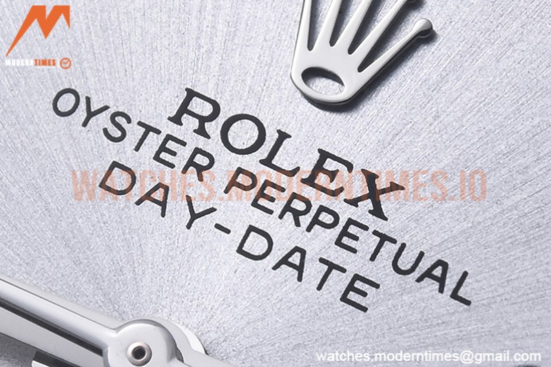 Rolex - DayDate 40mm Flt Dia SS/SS Silv/Dia GSF A2836 Mod