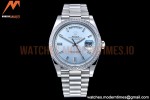 Rolex - DayDate 40mm Flt Dia SS/SS L-Blue/Dia GSF A2836 Mod