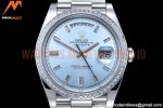 Rolex - DayDate 40mm Flt Dia SS/SS L-Blue/Dia GSF A2836 Mod