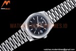 Rolex - DayDate 40mm Flt SS/SS Black/Stk GSF A2836 Mod