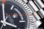 Rolex - DayDate 40mm Flt SS/SS Black/Stk GSF A2836 Mod