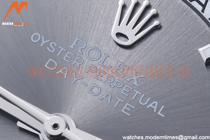 Rolex - DayDate 40mm Flt SS/SS Grey/Stk GSF A2836 Mod