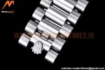 Rolex - DayDate 40mm Flt SS/SS White/Rm GSF A2836 Mod