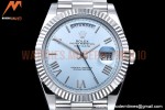 Rolex - DayDate 40mm Flt SS/SS L-Blue/Rm GSF A2836 Mod