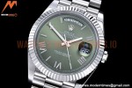 Rolex - DayDate 40mm Flt SS/SS Green/Rm GSF A2836 Mod