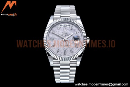 Rolex - DayDate 40mm Flt SS/SS Met/Dia GSF A2836 Mod