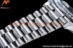 Rolex - DayDate 40mm Dia SS/SS Grey/Stk GSF A2836 Mod