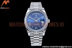 Rolex - DayDate 40mm Dia SS/SS Blue/Rm GSF A2836 Mod