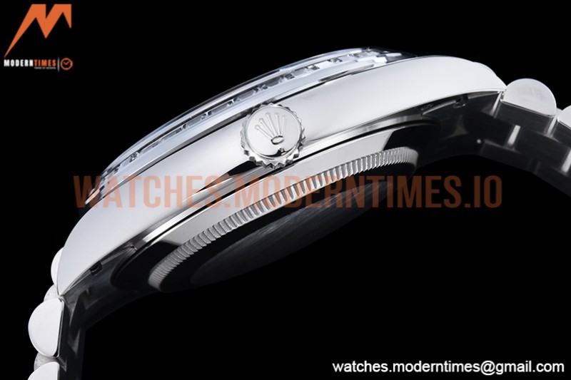 Rolex - DayDate 40mm Dia SS/SS Green/Rm GSF A2836 Mod