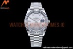 Rolex - DayDate 40mm Dia SS/SS Silv/Dia GSF A2836 Mod