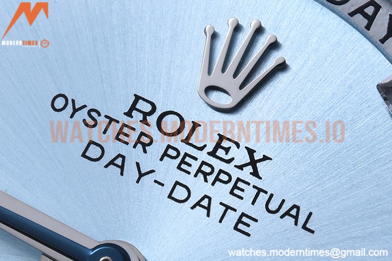 Rolex - DayDate 40mm Dia SS/SS L-Blue/Dia GSF A2836 Mod