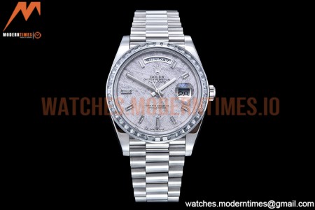 Rolex - DayDate 40mm Dia SS/SS P-Met/Dia GSF A2836 Mod