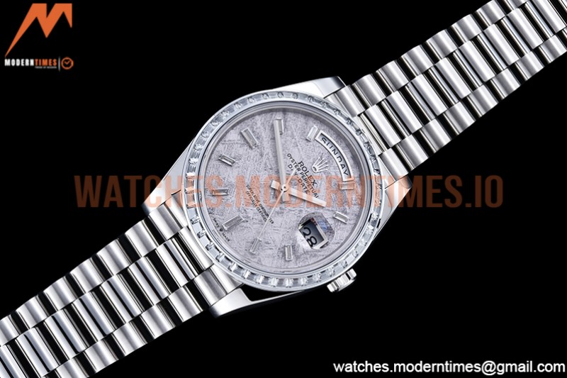 Rolex - DayDate 40mm Dia SS/SS P-Met/Dia GSF A2836 Mod