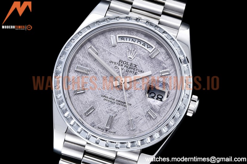 Rolex - DayDate 40mm Dia SS/SS P-Met/Dia GSF A2836 Mod
