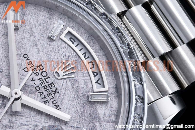 Rolex - DayDate 40mm Dia SS/SS P-Met/Dia GSF A2836 Mod