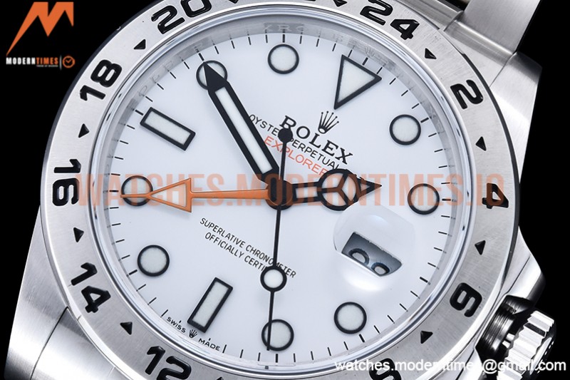 Rolex - Explorer II 226570 904L SS/SS Wht JVS VR3285 CHS