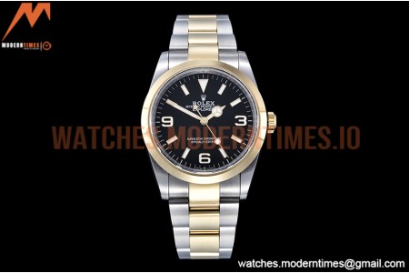 Rolex - Explorer 1 124273 36mm 904L YG/SS Blk GMF V2 VR3230