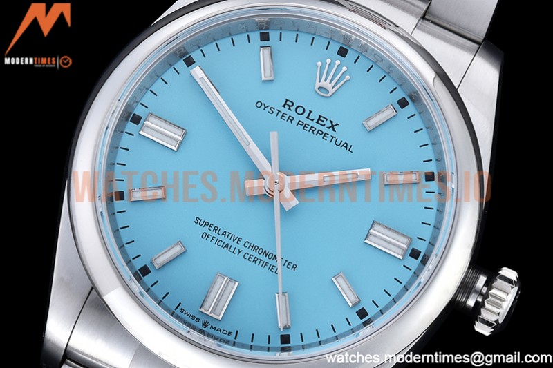 Rolex - Oyster Pert 36mm 904 126000 SS/SS Tiff Blue VSF VS3235