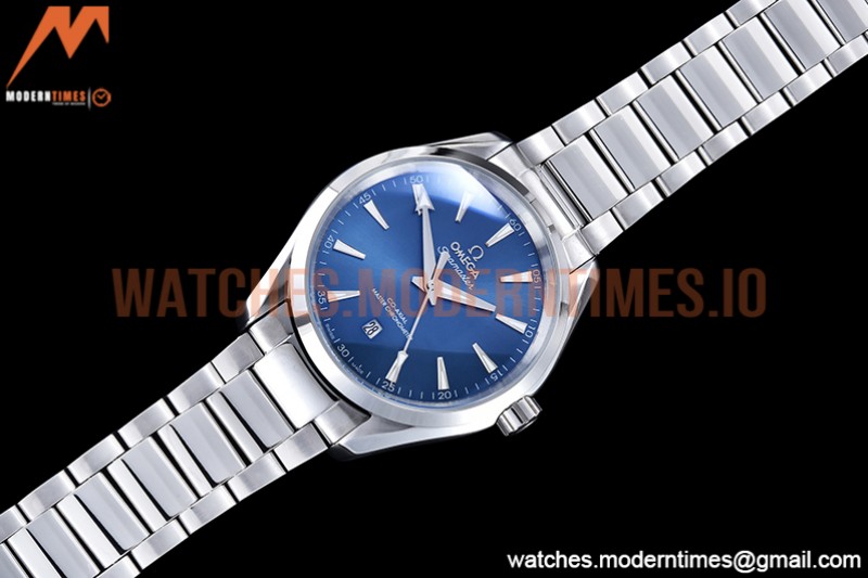 Omega - Aqua Terra Shades SS/SS Blue A8F A2813
