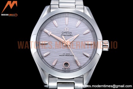 Omega - Aqua Terra Shades 34mm SS/SS P-Grey/RG A8F A2813