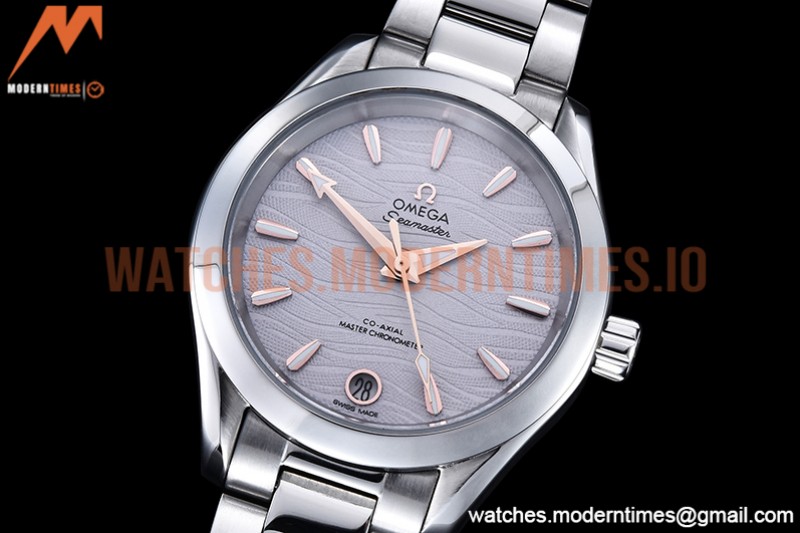 Omega - Aqua Terra Shades 34mm SS/SS P-Grey/RG A8F A2813