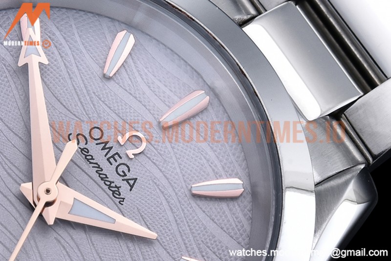 Omega - Aqua Terra Shades 34mm SS/SS P-Grey/RG A8F A2813