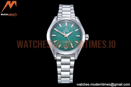 Omega - Aqua Terra Shades 34mm SS/SS P-Green/RG A8F A2813