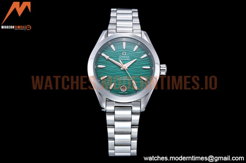 Omega - Aqua Terra Shades 34mm SS/SS P-Green/RG A8F A2813