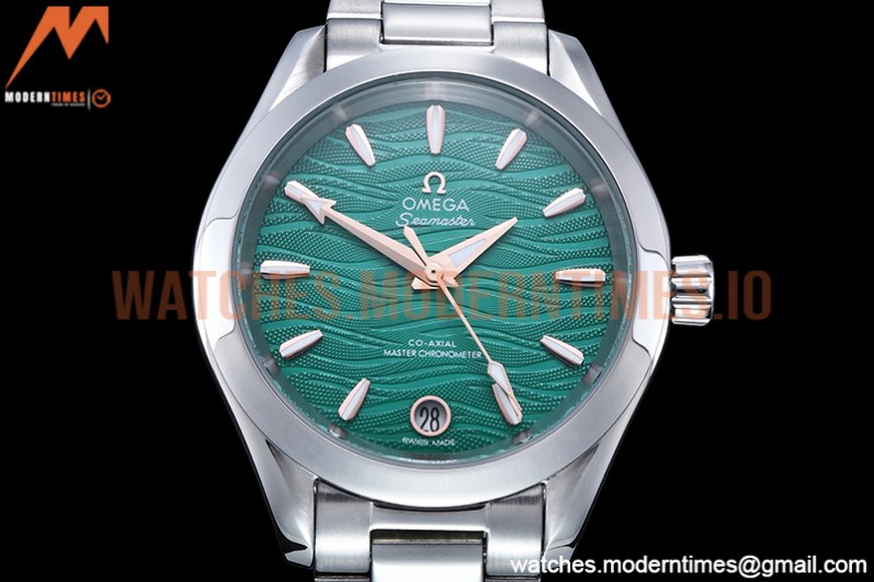Omega - Aqua Terra Shades 34mm SS/SS P-Green/RG A8F A2813