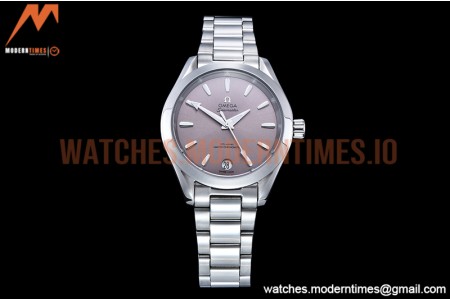 Omega - Aqua Terra Shades 34mm SS/SS Grey A8F A2813