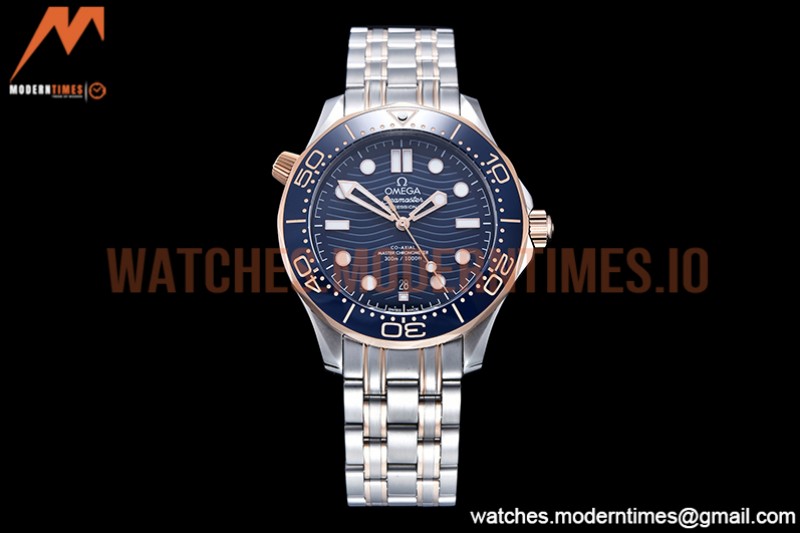 Omega - Seamaster 300m 2018 Blue RG/SS Blue GDF MY8215
