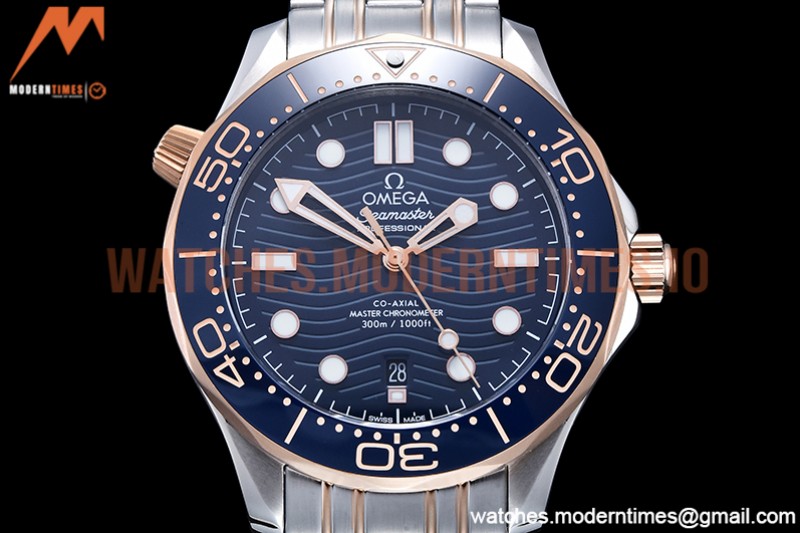 Omega - Seamaster 300m 2018 Blue RG/SS Blue GDF MY8215
