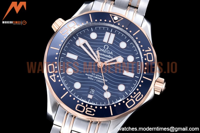 Omega - Seamaster 300m 2018 Blue RG/SS Blue GDF MY8215