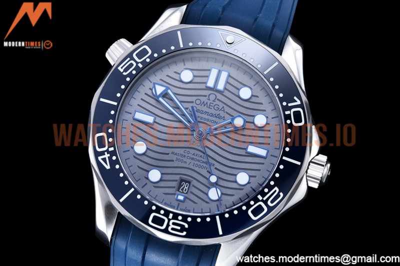 Omega - Seamaster 300m 2018 Blue SS/RU Grey GDF MY8215