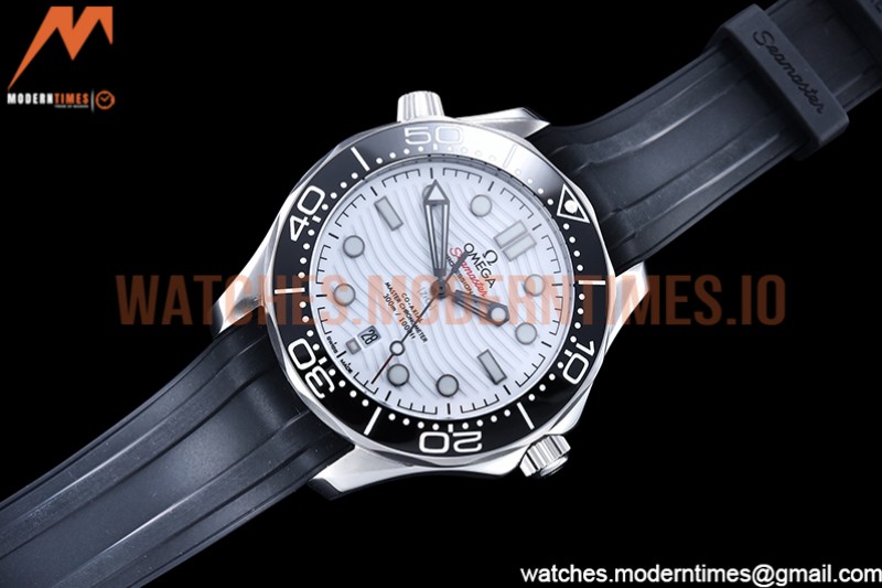 Omega - Seamaster 300m 2018 Blk SS/RU White GDF MY8215