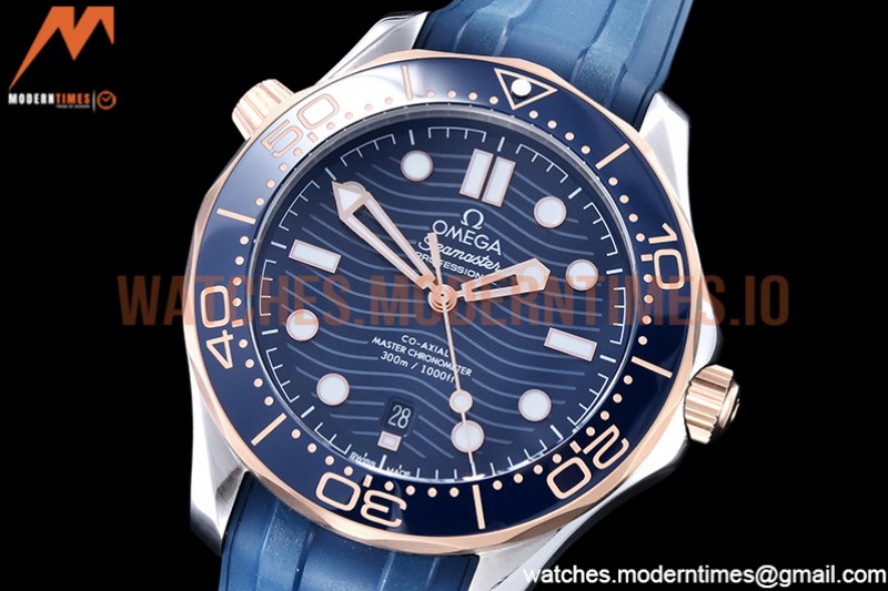 Omega - Seamaster 300m 2018 Blue RG/SS/RU Blue GDF MY8215